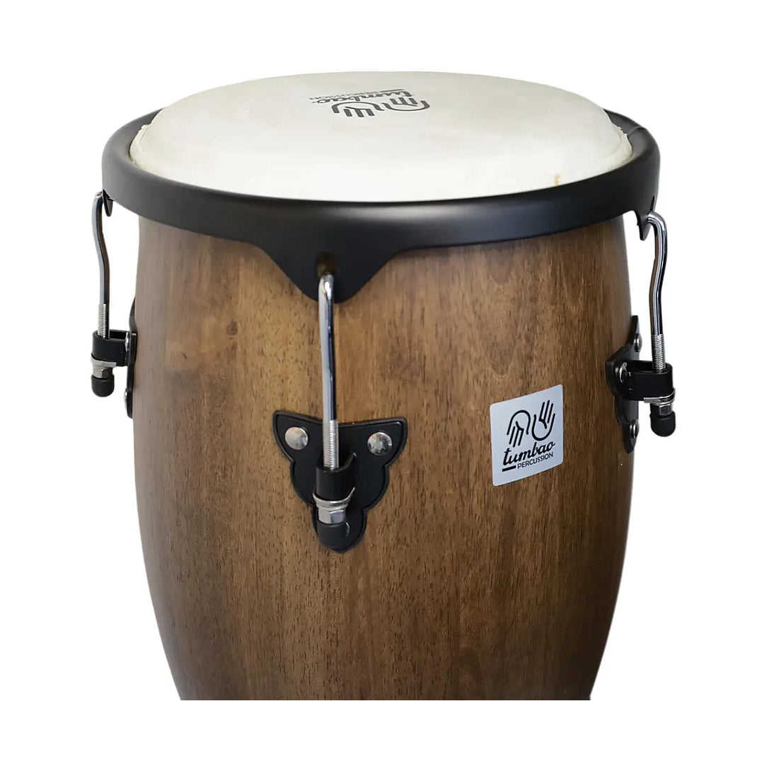 Set de Congas 10x11xH28'' Café Madera + Stand TUMBAO TP600ZB