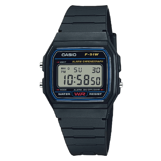 Reloj Casio F 91W 1CR