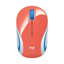 Mouse Mini Inalámbrico Logitech M187 Coral