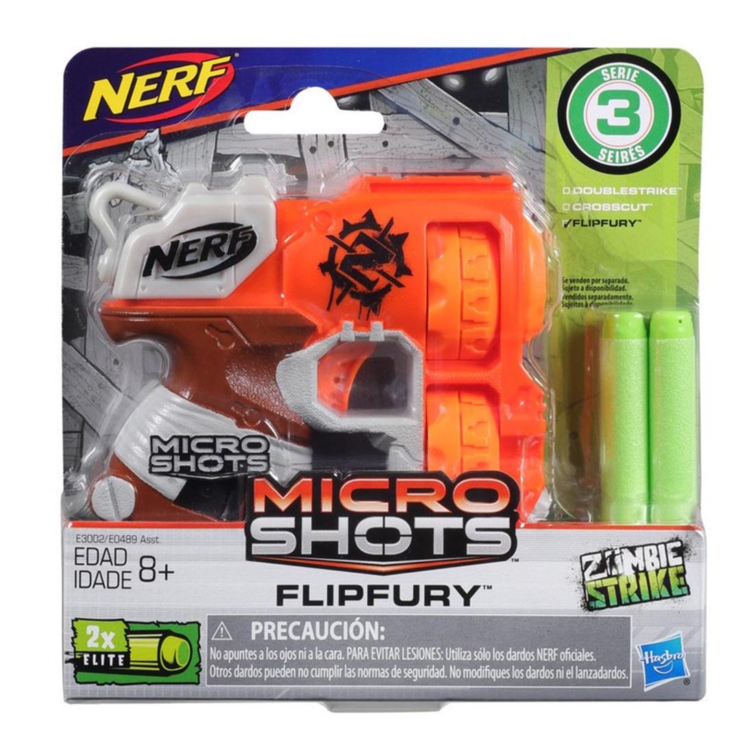 Elite Jolt Pistola Nerf Chiquita Nerf Jolt N Strike Pistolas Chiquitas Nerf NERF MICROSHOTS ZOMBIE STRIKE  FLIPFURY – Fotosol