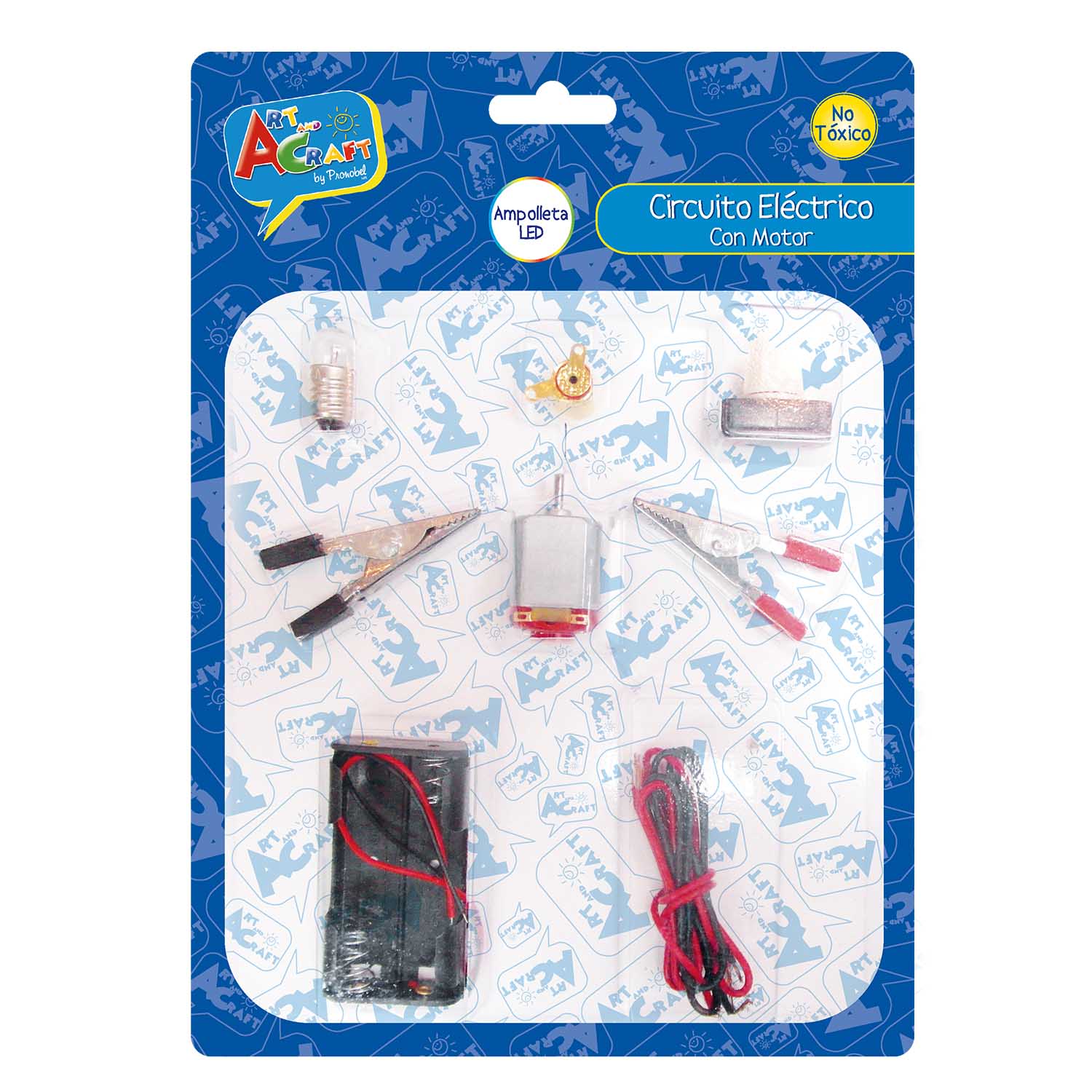 Kit Eléctrico DIY Para Circuitos En Serie Y Paralelo – Ideal Para Colegios E Instituto – Incluye Motor, Bombillas E Interruptor