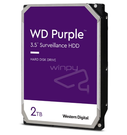 DISCO DURO 2 TB 3.5 WD PURPURA WD11PURZ