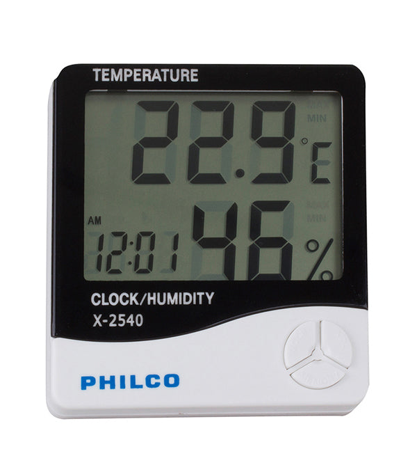 Reloj Digital + Termometro PHILCO X-2540