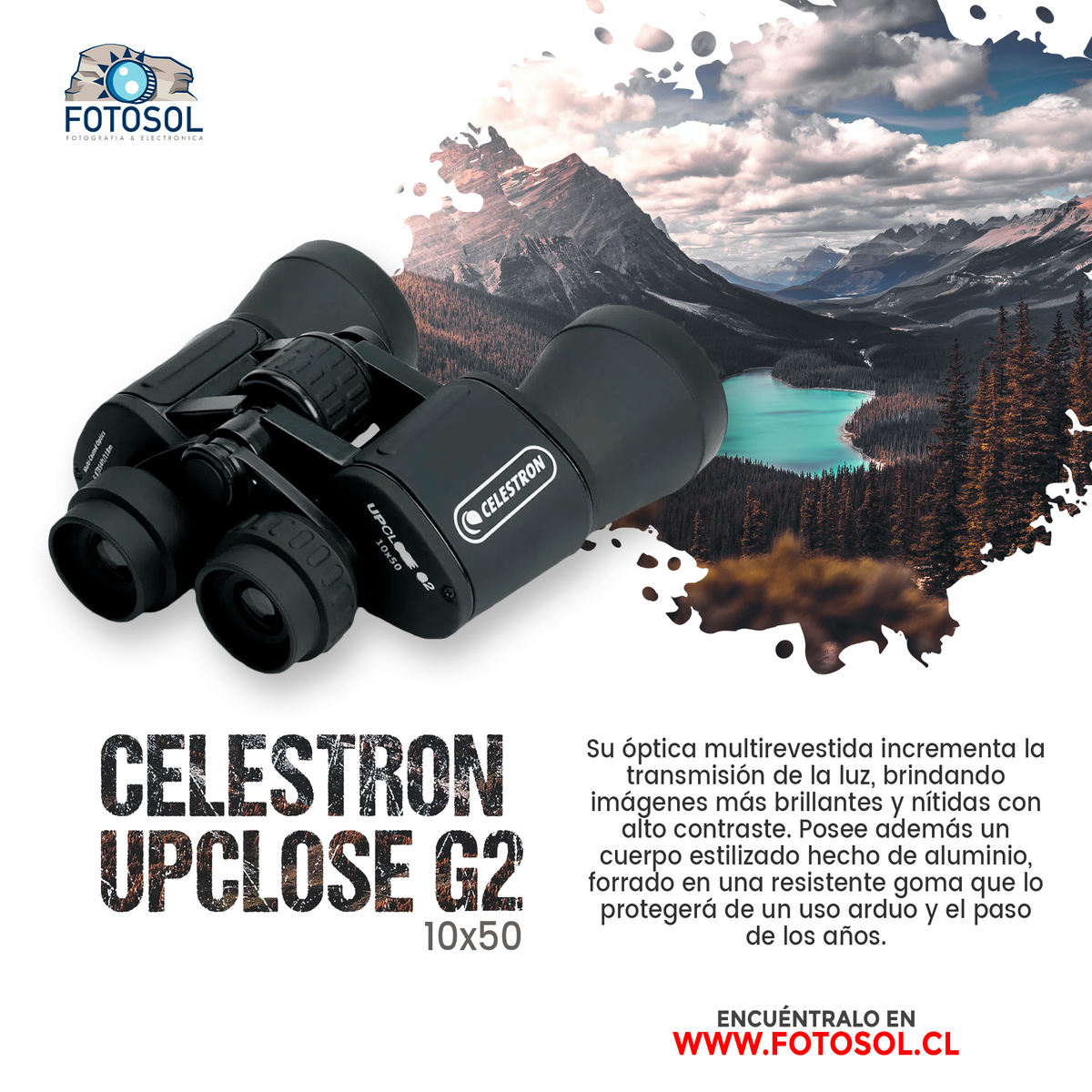 Binoculares Celestron Upclose G2 10x50 ( 71256 )llega viernes 15 ok