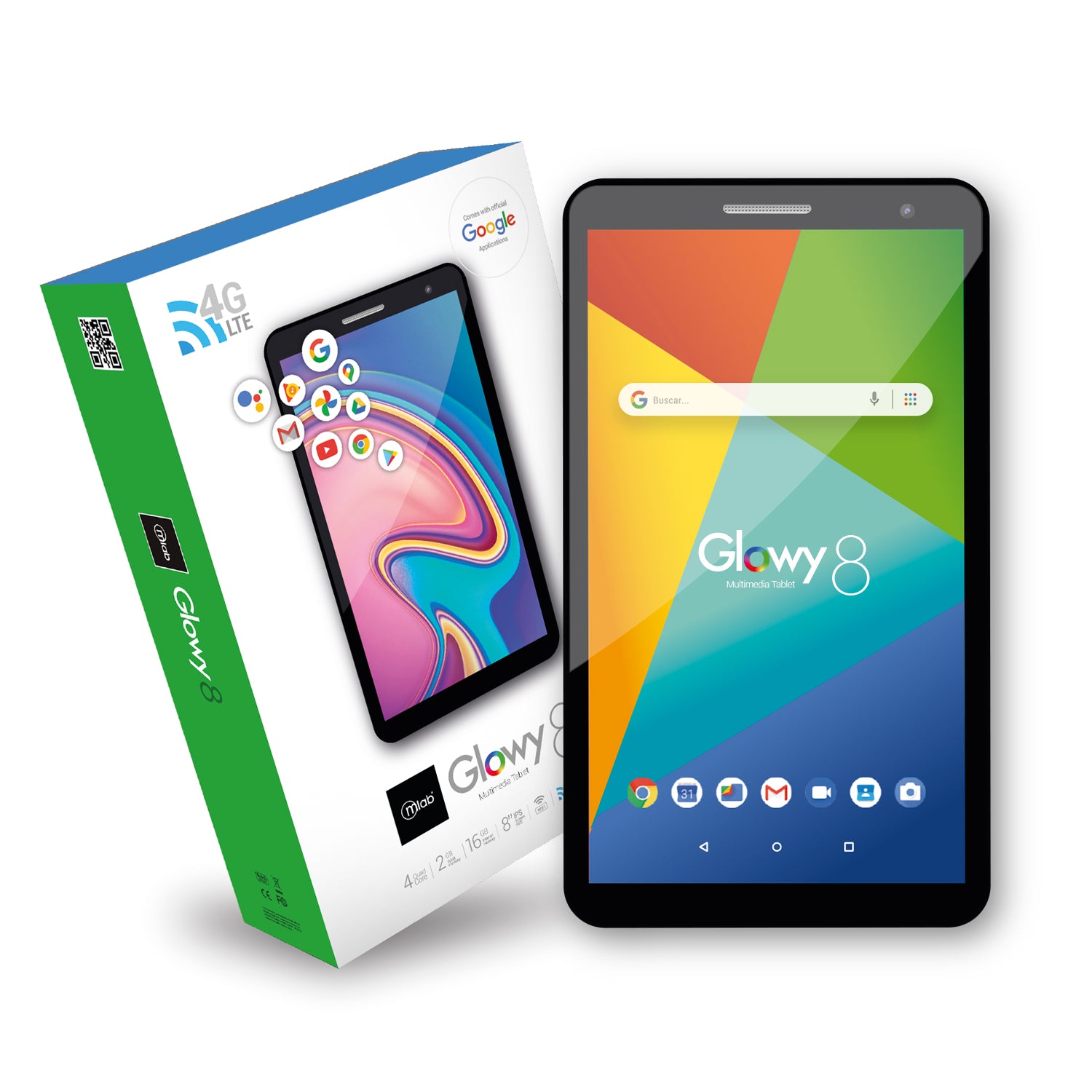 Tablet 4G  8" Mlab GLOWY 8  Wifi  ( 8931 )