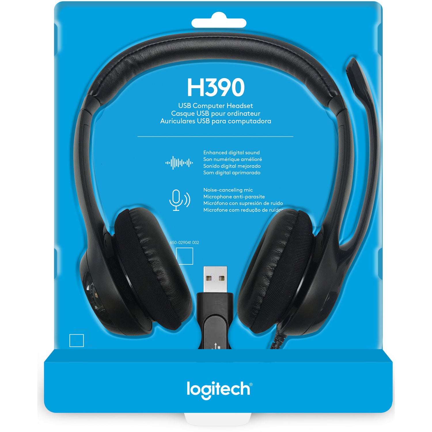 Audífonos Con Micrófono Alámbricos Logitech H390