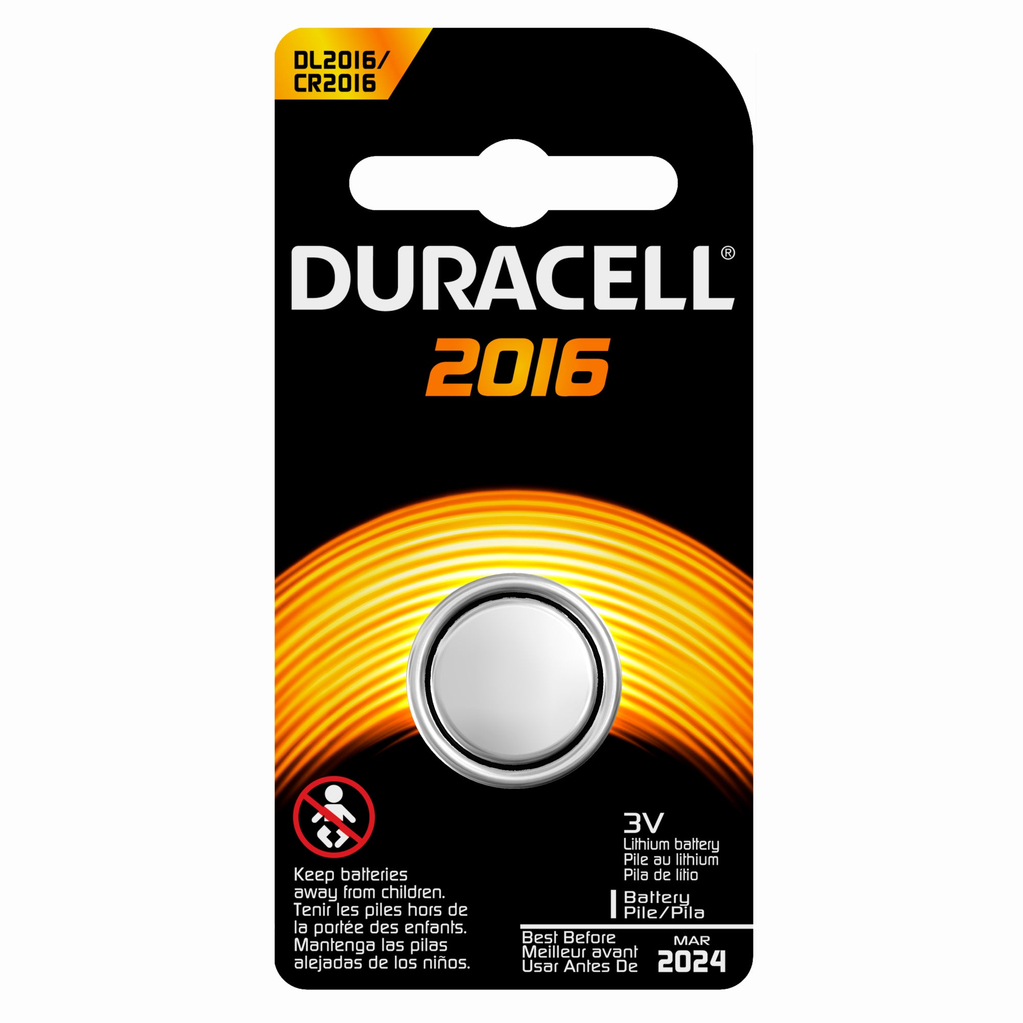 Pilas CR2016 Duracell