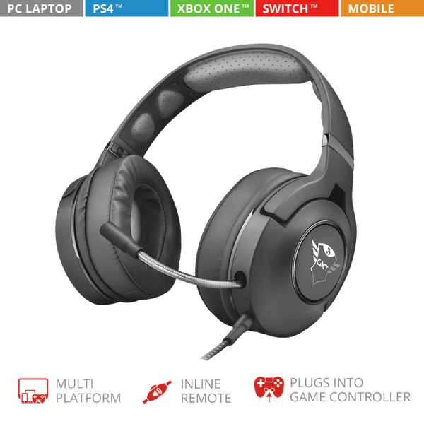 Aud fonos Multiplataforma Gamer RATH GXT 420 22897 Trust Fotosol