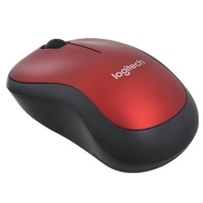 Mouse Inalámbrico Logitech M185 Rojo
