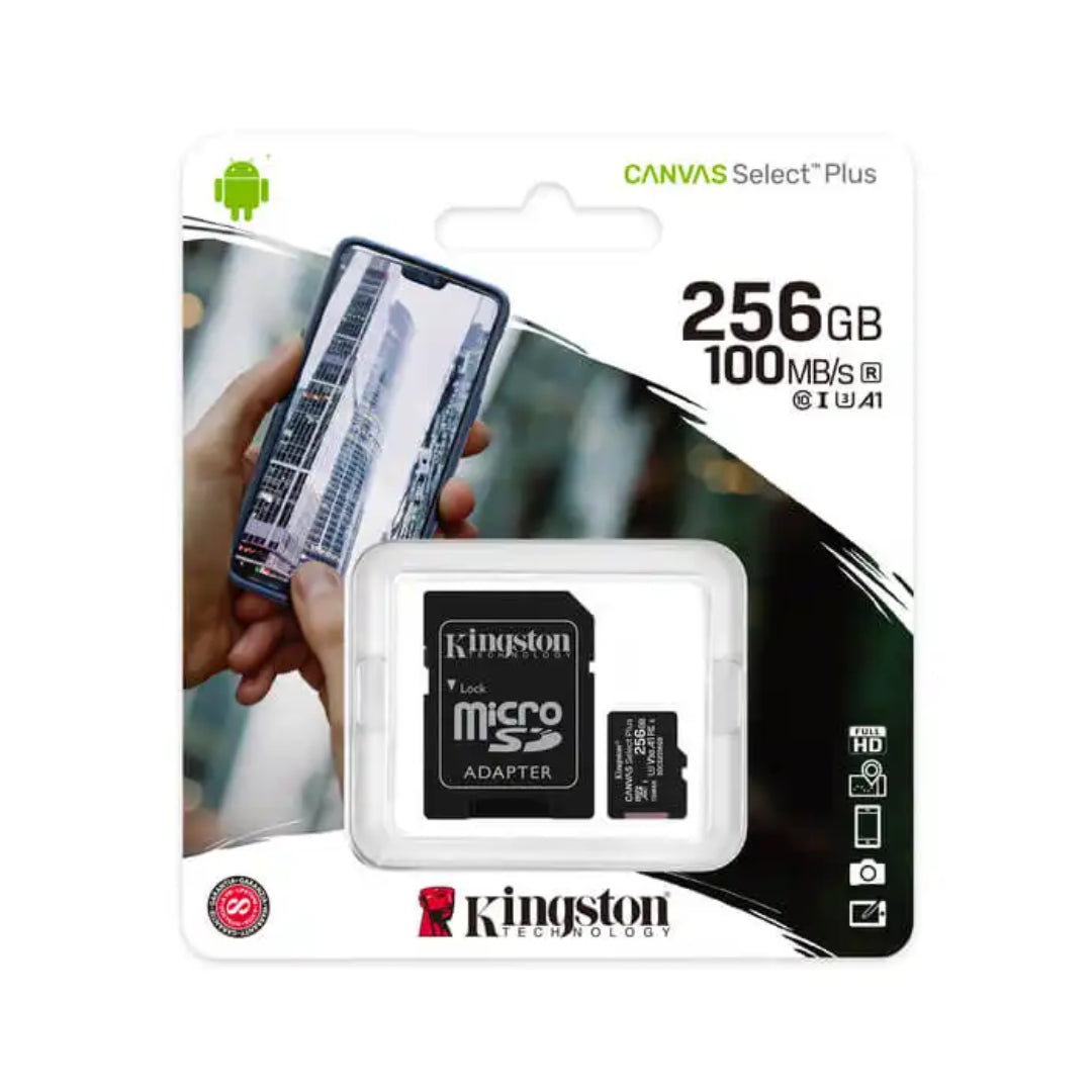 MICRO SD 256GB CANVAS SELECT KINGSTON