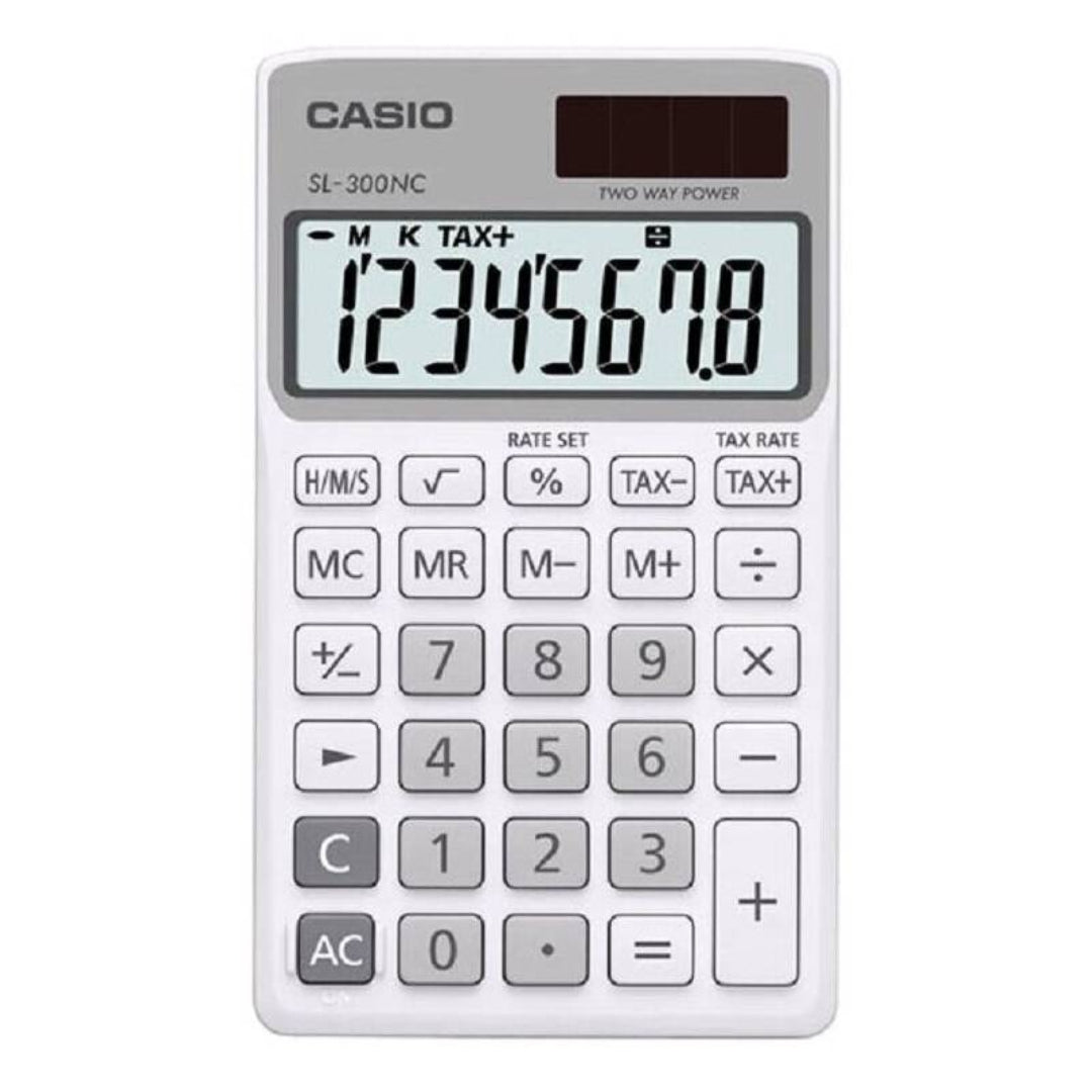 Calculadora CASIO Blanco SL-300NC-WE