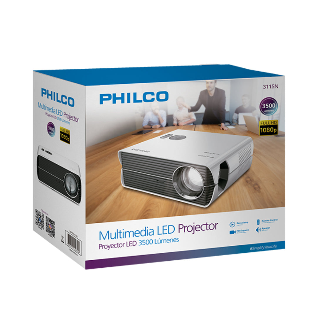 Proyector 3500 Lumenes PHILCO 3115N