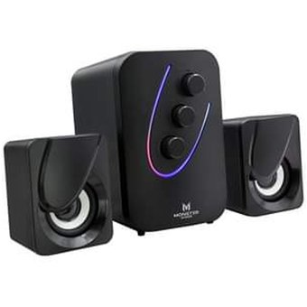SUBWOOFER QUAKE 2.1 MONSTER GAMES SW312