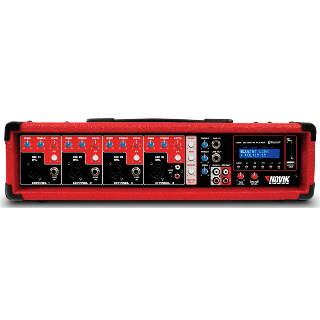 Power Mixer 4 Canales NOVIK NVK 4300BT