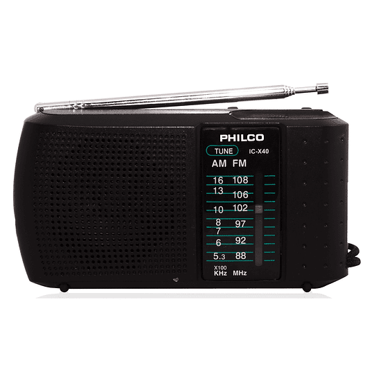 Radio Portatil AM/FM philco IC/X40