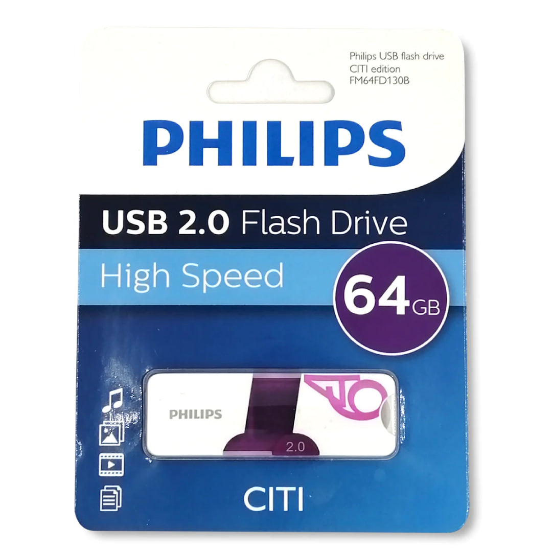 Pendrive Philips USB 64GB CITI 2.0