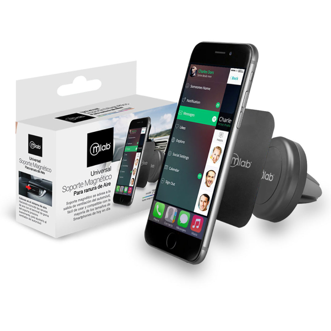 SOPORTE MAGNETICO CELULAR MLAB 7550