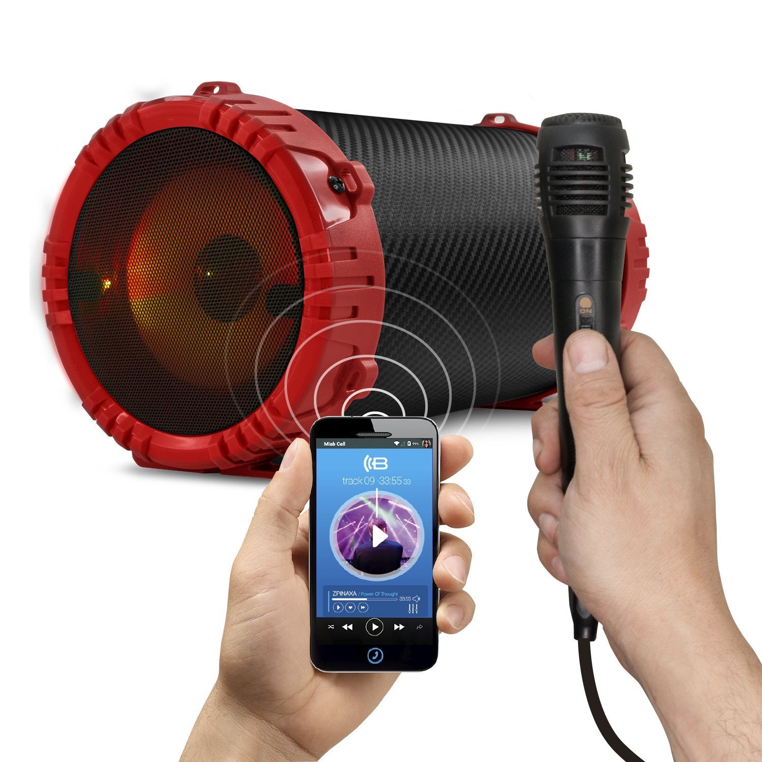 Parlante Bluetooth Mlab Karaoke Zukakaraoke 7583