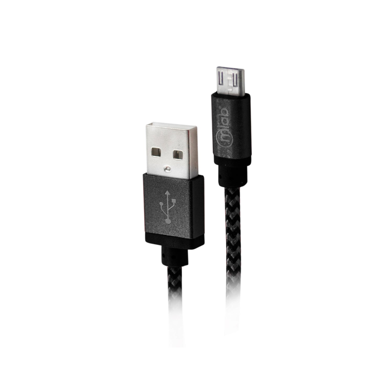 Cable  Micro usb a Usb de carga Mlab 1 metro negro