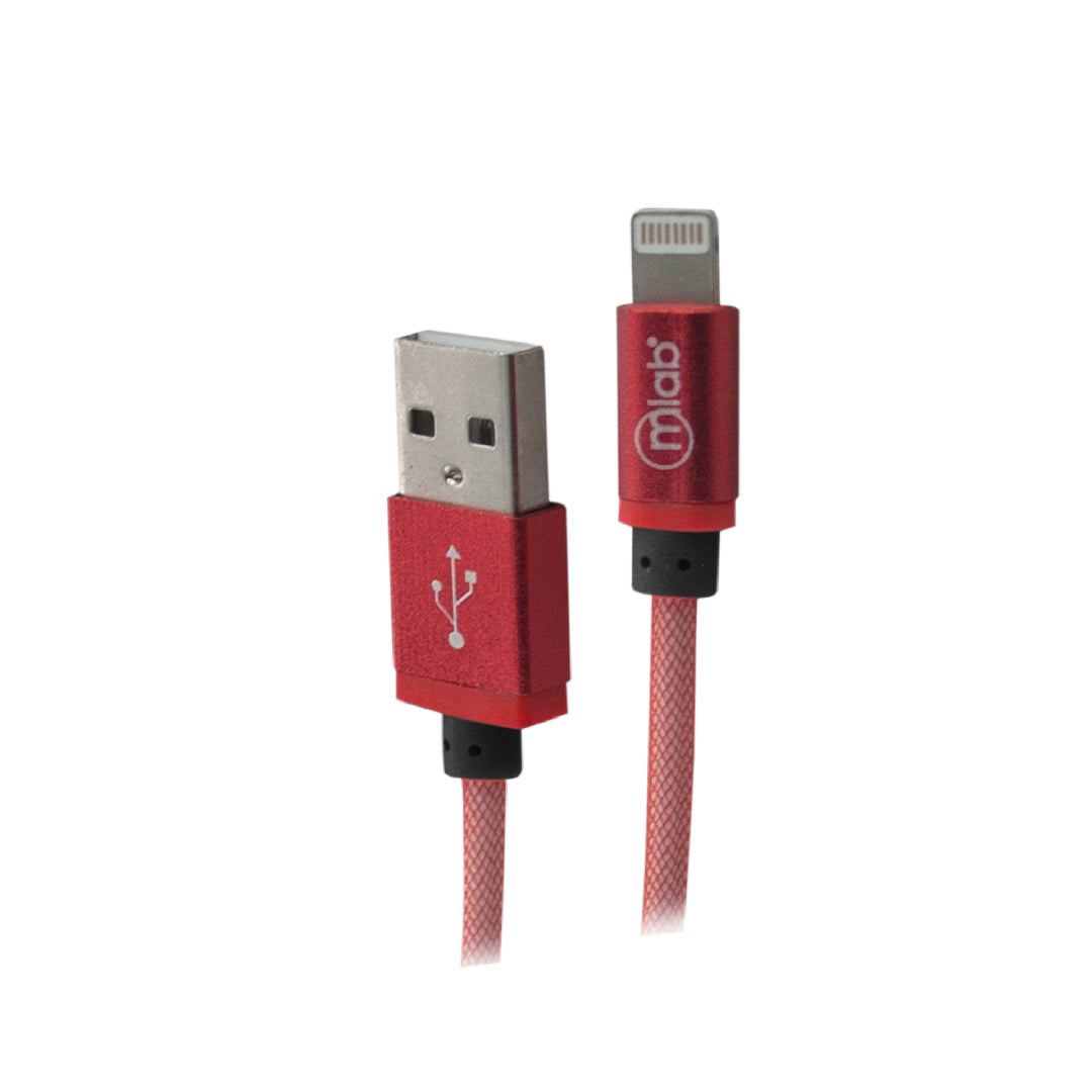 CABLE LIGHTNING IPHONE ROJO MLAB 7780