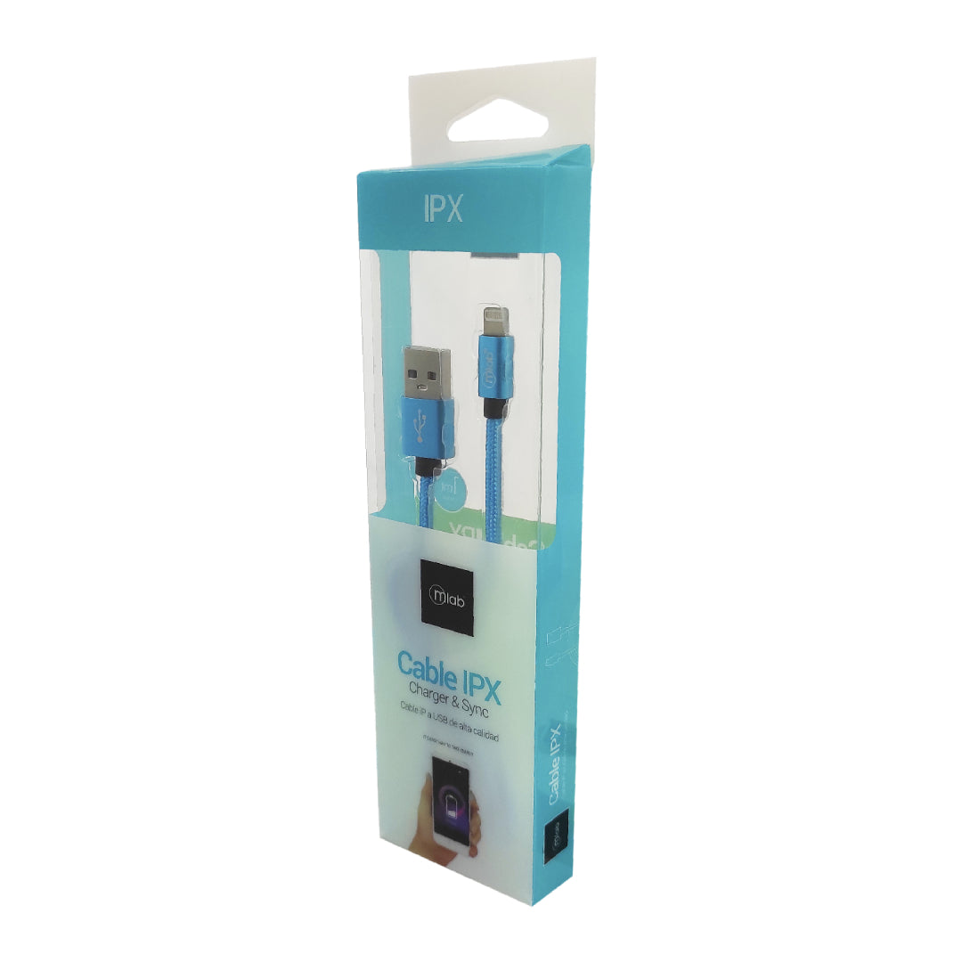 CABLE IPHONE AZUL MLAB 7781