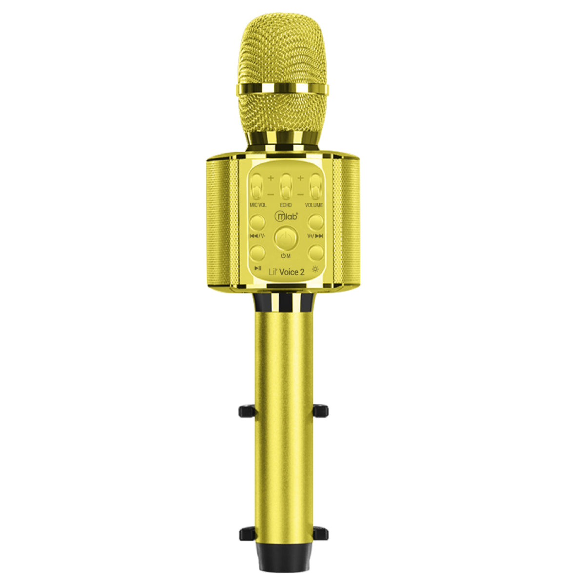 Micrófono Parlante Bluetooth Karaoke Mlab  Lil Voice2 ( 8912 ) Dorado
