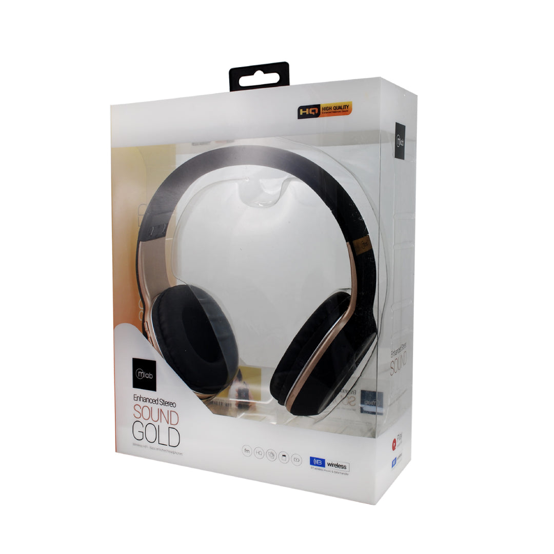 AUDIFONOS BT SOUND GOLD MLAB