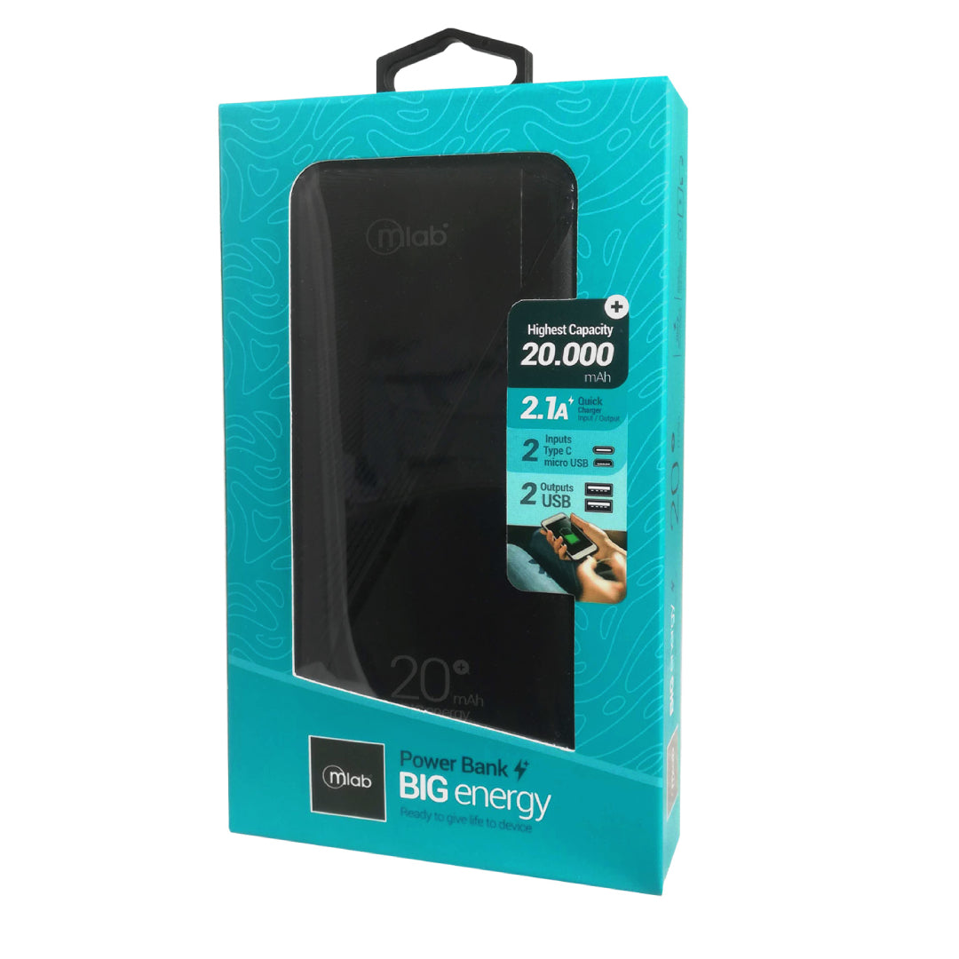 POWERBANK 20000MAH BIG ENERGY MLAB 9221