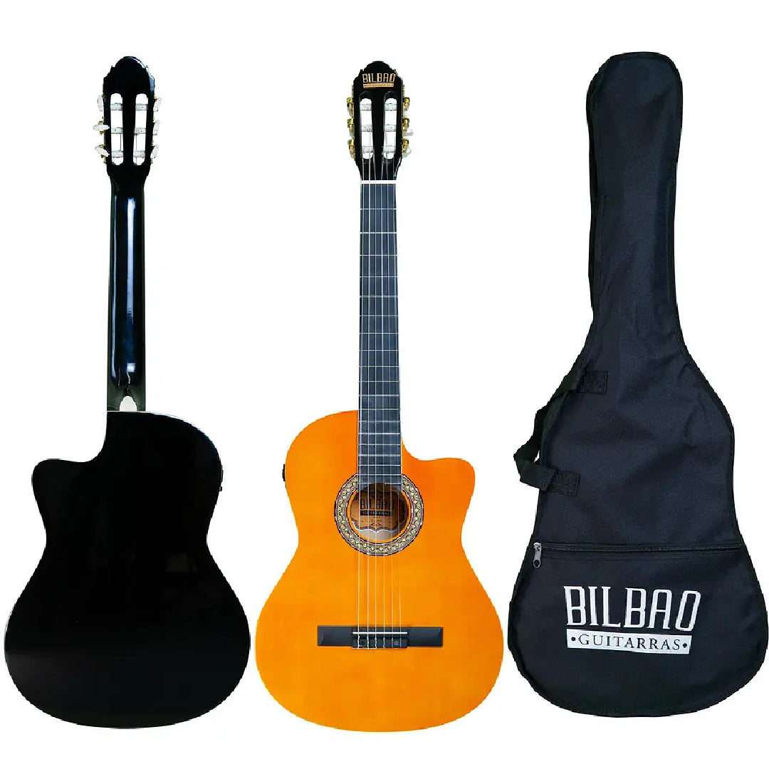 Guitarra Electroacustica Nylon 39" Bilbao Natural ( BIL-700CE-NT )