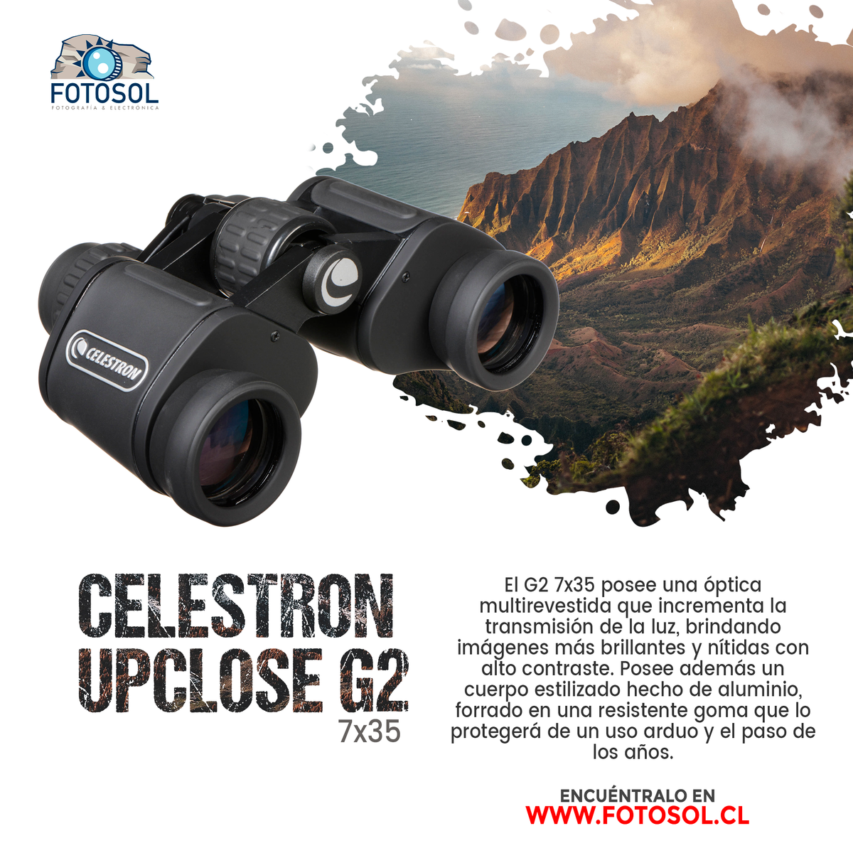 Binoculares Celestron Upclose G2 7x35 ( 71250 )