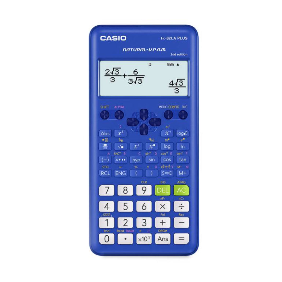 Calculadora Fx-82LA Plus Azul