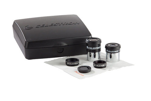 Kit de Accesorios Celestron PowerSeeker - Oculares, Filtros y Estuche
