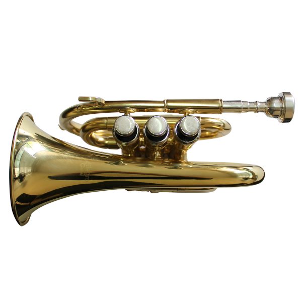 Trompeta Pocket Allegro Dorada ALL6417L