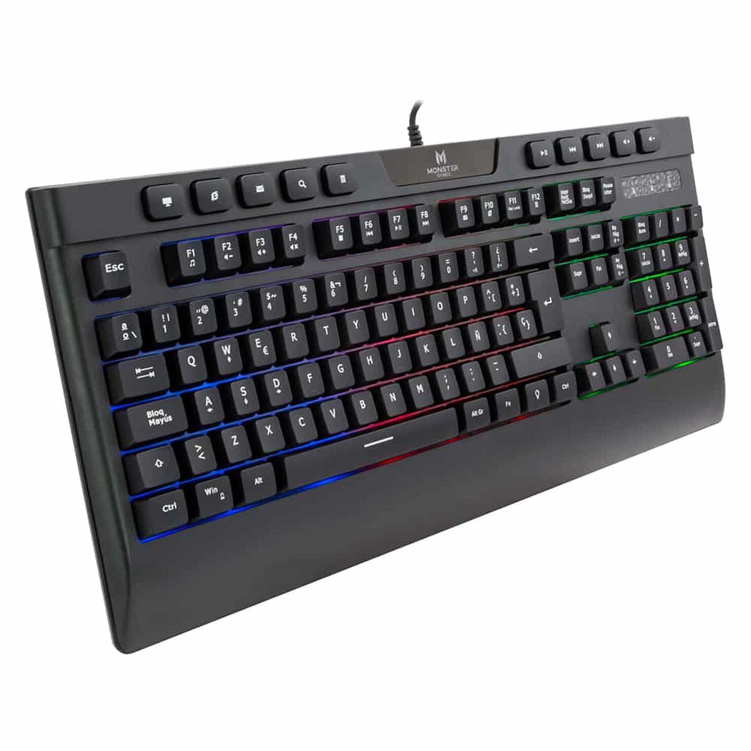 TECLADO GAMER RGB INCEPTION MONSTER T1027