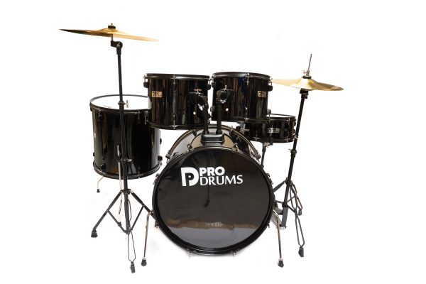 Bateria Pro Drums 5 PIEZAS Negra PR004-BK