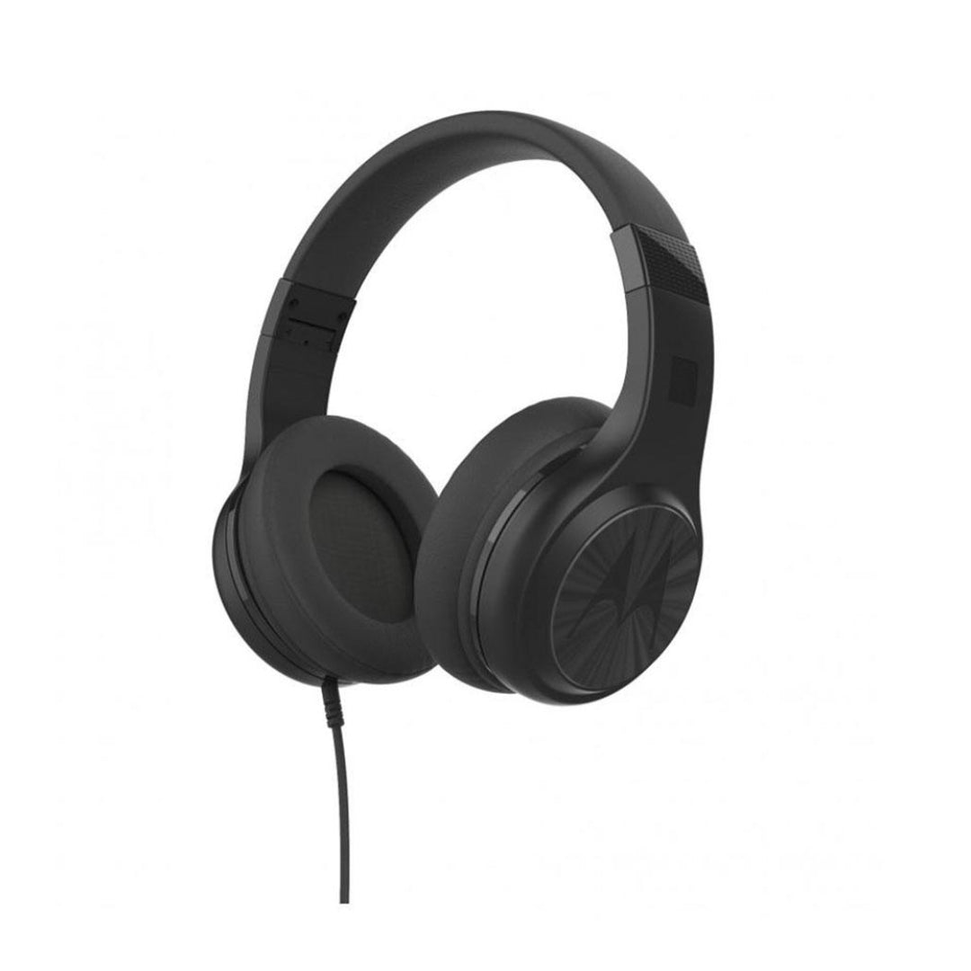 Audífonos Alámbricos Motorola Comfort Fit Bass Pulse 120 (Negro)