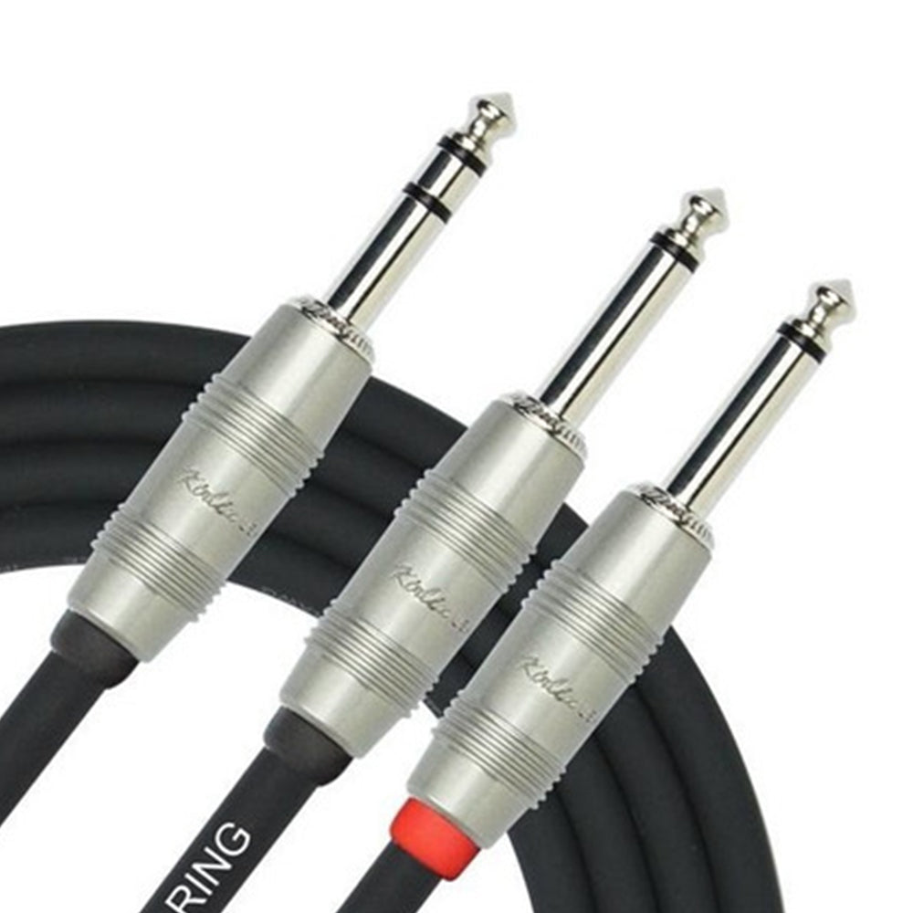 Cable Kirlin Y 2 Plug mono a 1Plug Stereo  (Y-336PR) 1M