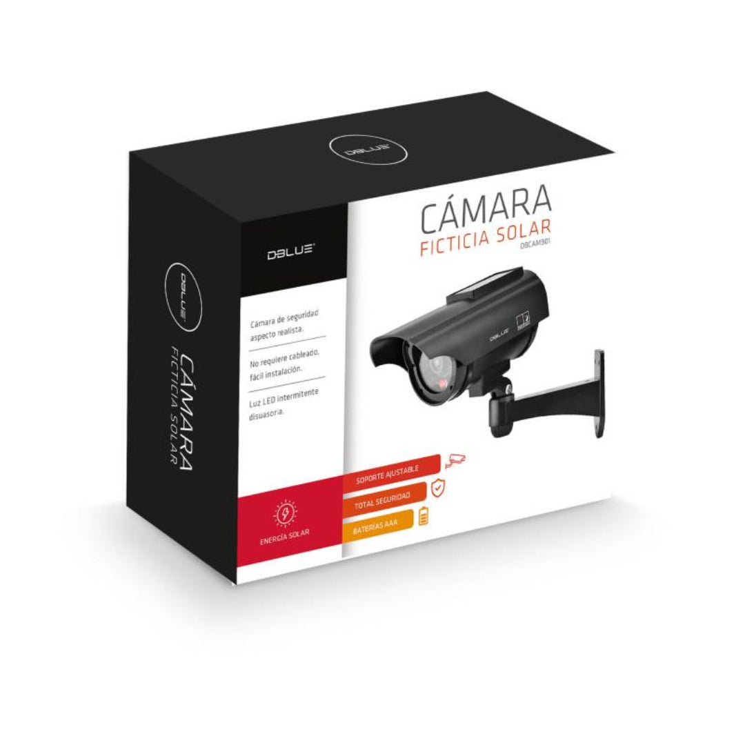 CAMARA DE SEGURIDAD FICTICIA SOLAR DBLUE DBCAM901
