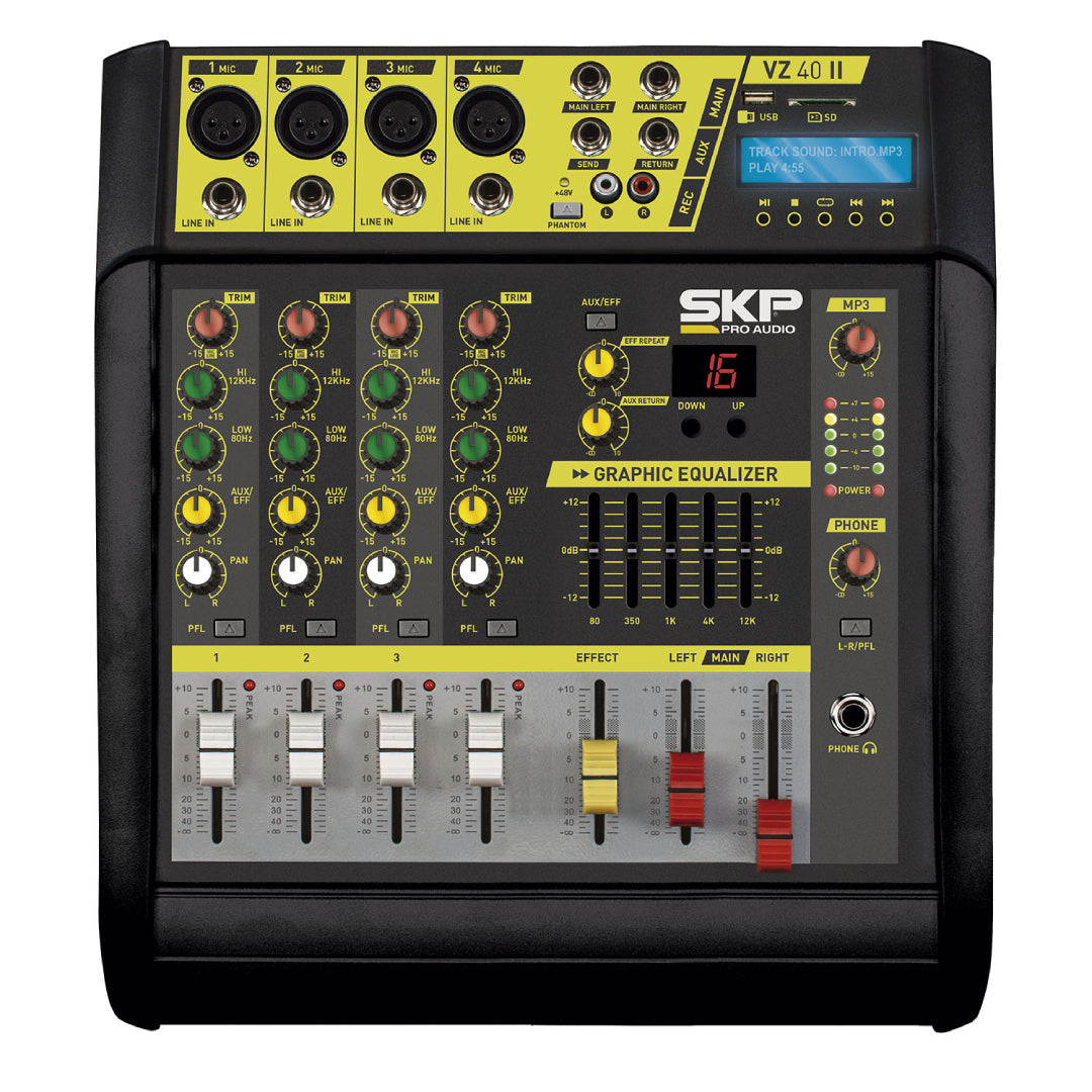 CONSOLA POTENCIADA 1600W VZ-40II SKP