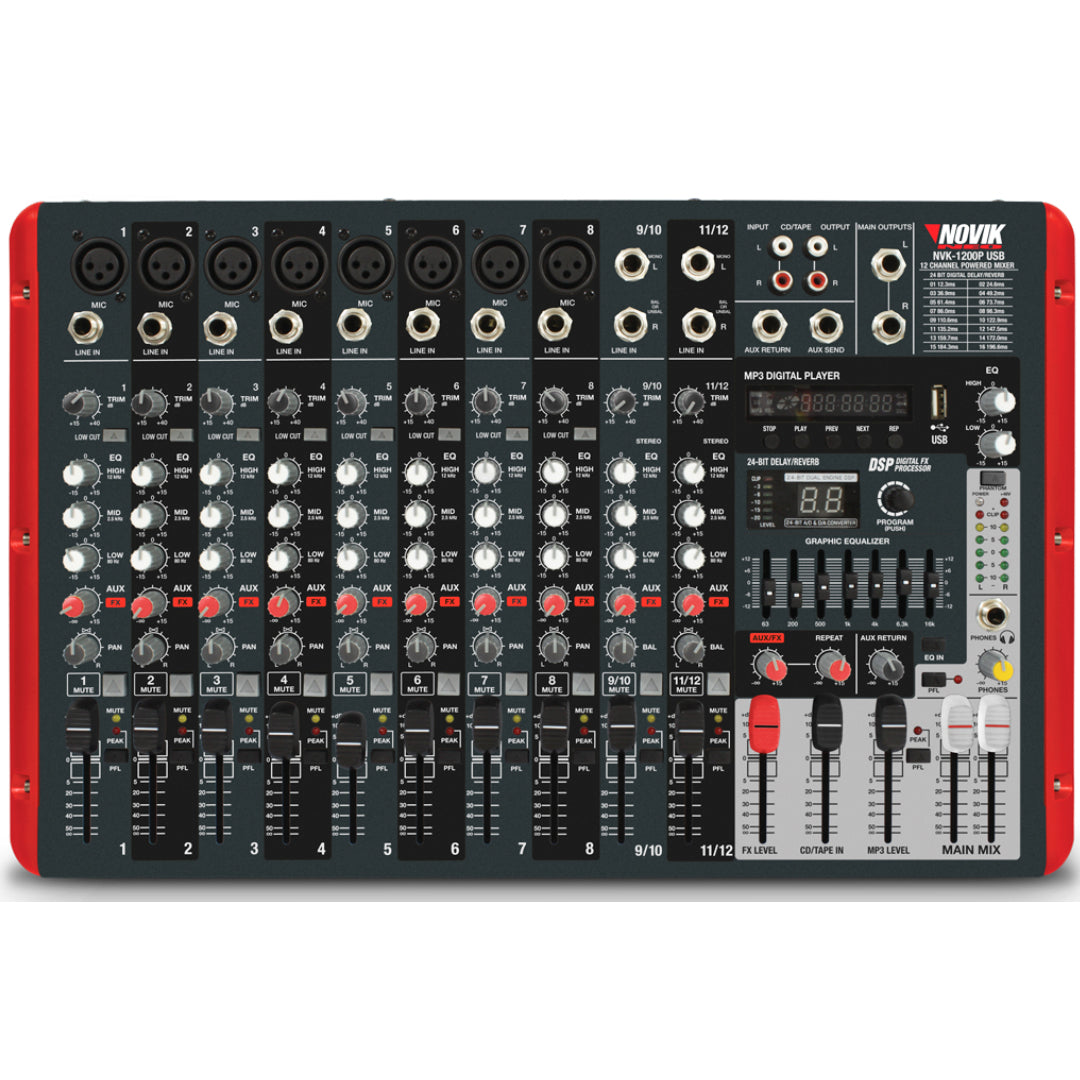 CONSOLA POTENCIADA NOVIK NVK-1200P USB