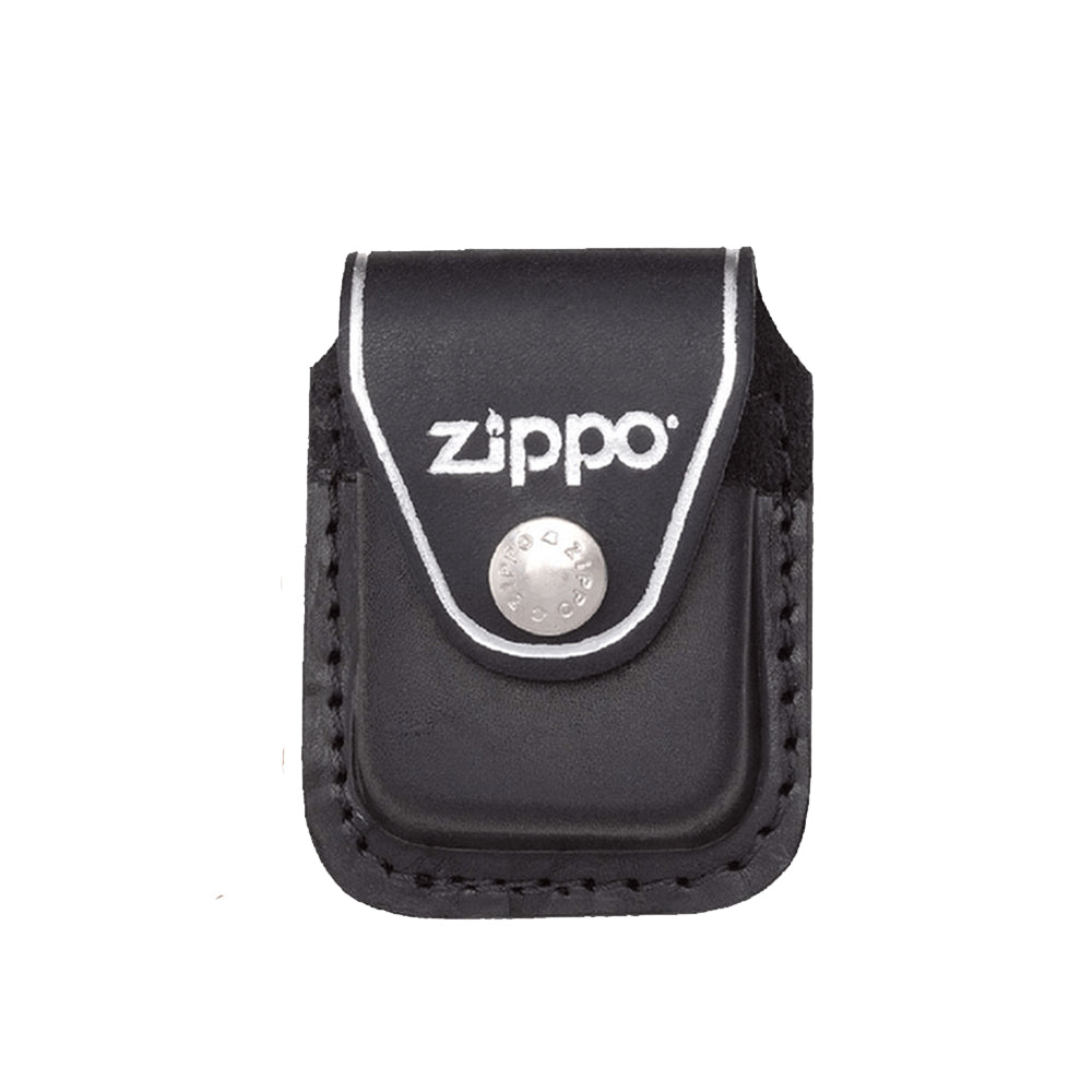 Estuche Zippo  Cuero Negro