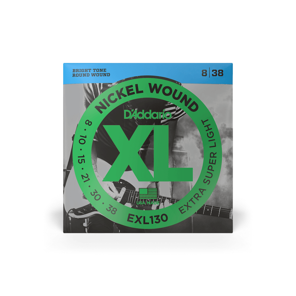 D'ADDARIO EXL130 Cuerdas para Guitarra Eléctrica 8-38