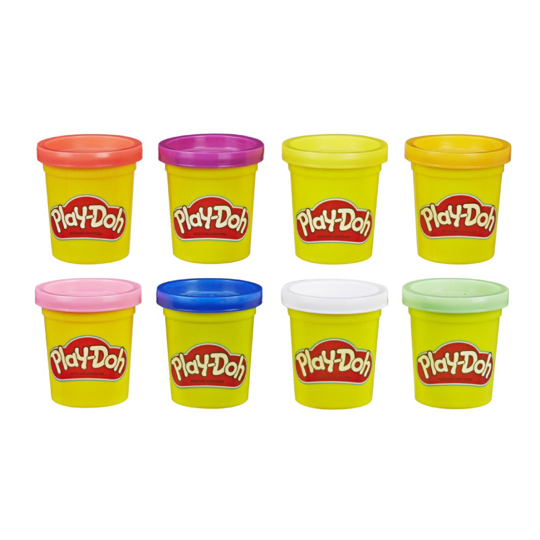 Play-Doh Pack 8 latas de Masas Arcoiris hasbro E5062