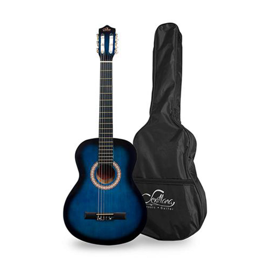 Guitarra Clásica Acústica Color Azul y Negro 39" Sevillana 8449