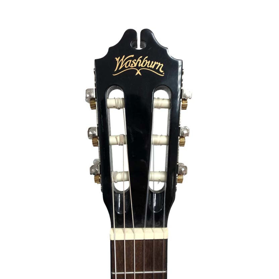 Guitarra Acustica Negra Washburn C6B-W