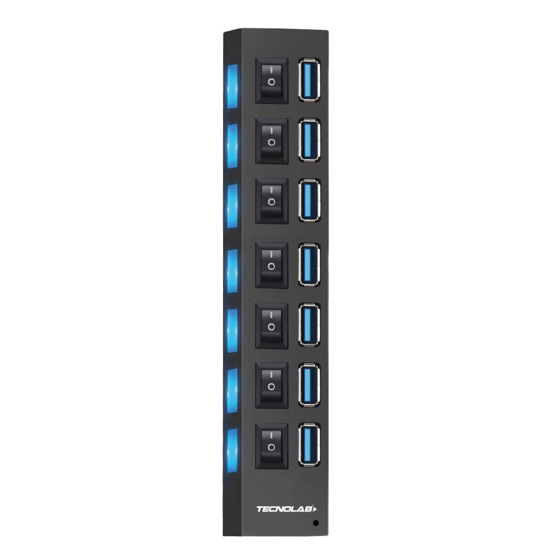 HUB 7 PUERTOS USB 3.0 TECNOLAB TL344
