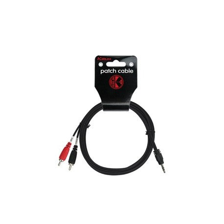 Cable Kirlin Y Mini Plug a 2 Rca ( YE-364L-3m )