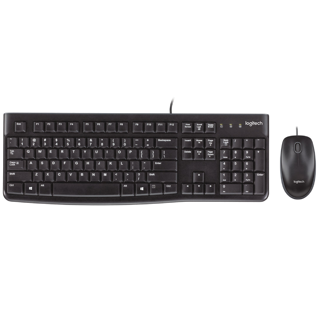 Kit Teclado + Mouse Alambrico Logitech MK120