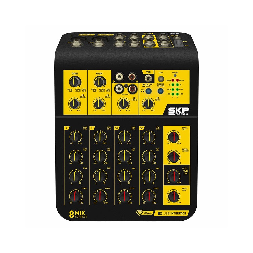 Mixer Mix Connect 8 Skp Pro Audio (Usb) – Fotosol