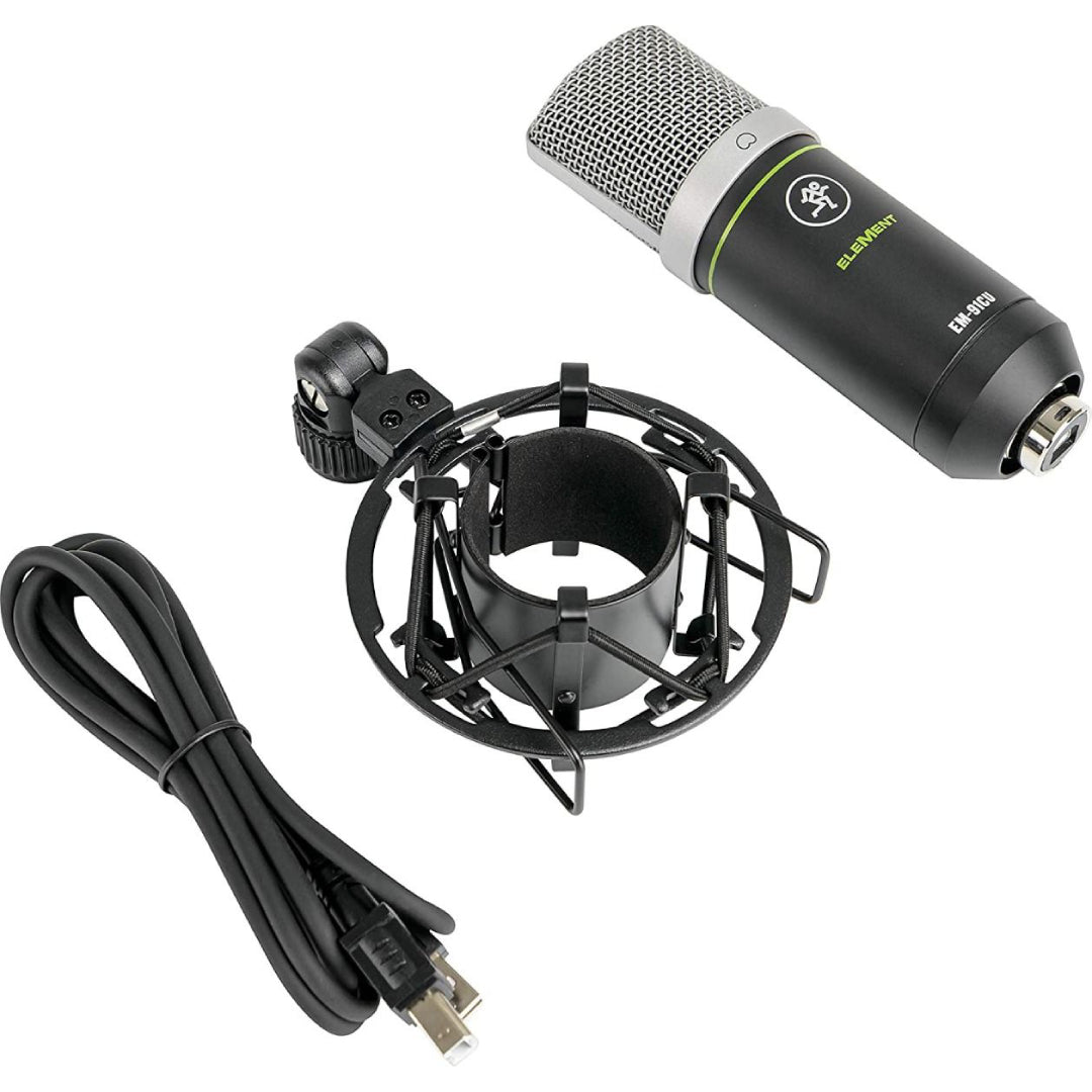 Micrófono de condensador Mackie  EM-91Cu, conexión USB